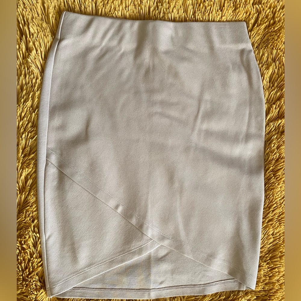 Forget 21 Small tan pencil skirt